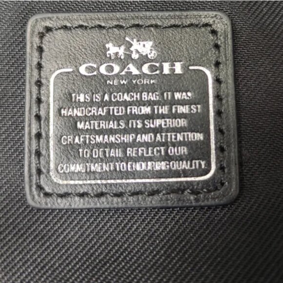 Coach Swagger Carryall In Pebble Leather Black with Silver Style No.34408 - Picture 8 of 15